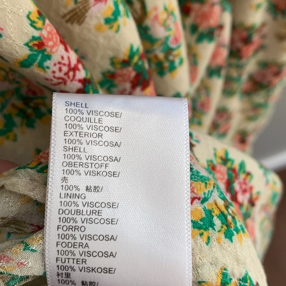 Urban Outfitters Joey Surplice Faux Wrap Midi Dress with Pockets - Picture 5 of 5